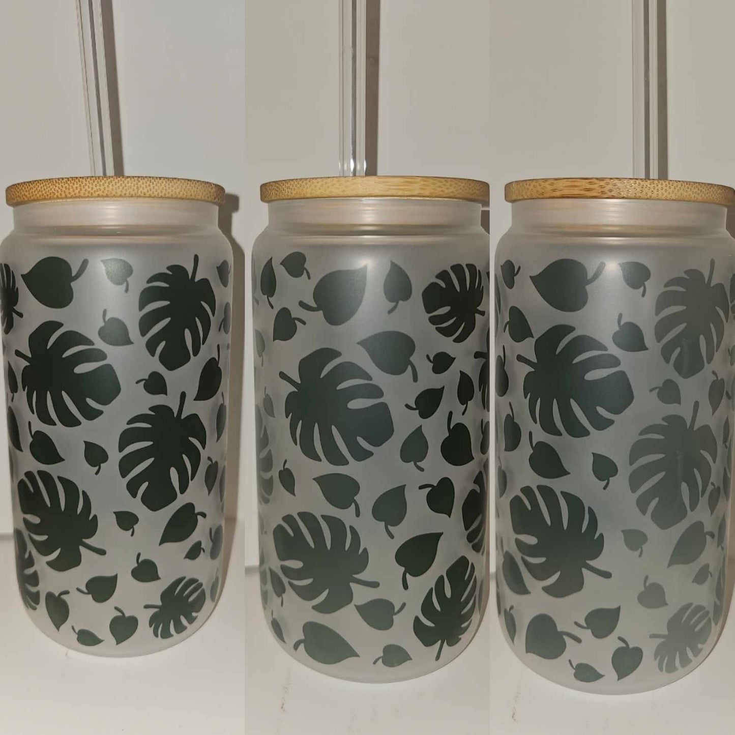Verres 16once monstre plantes