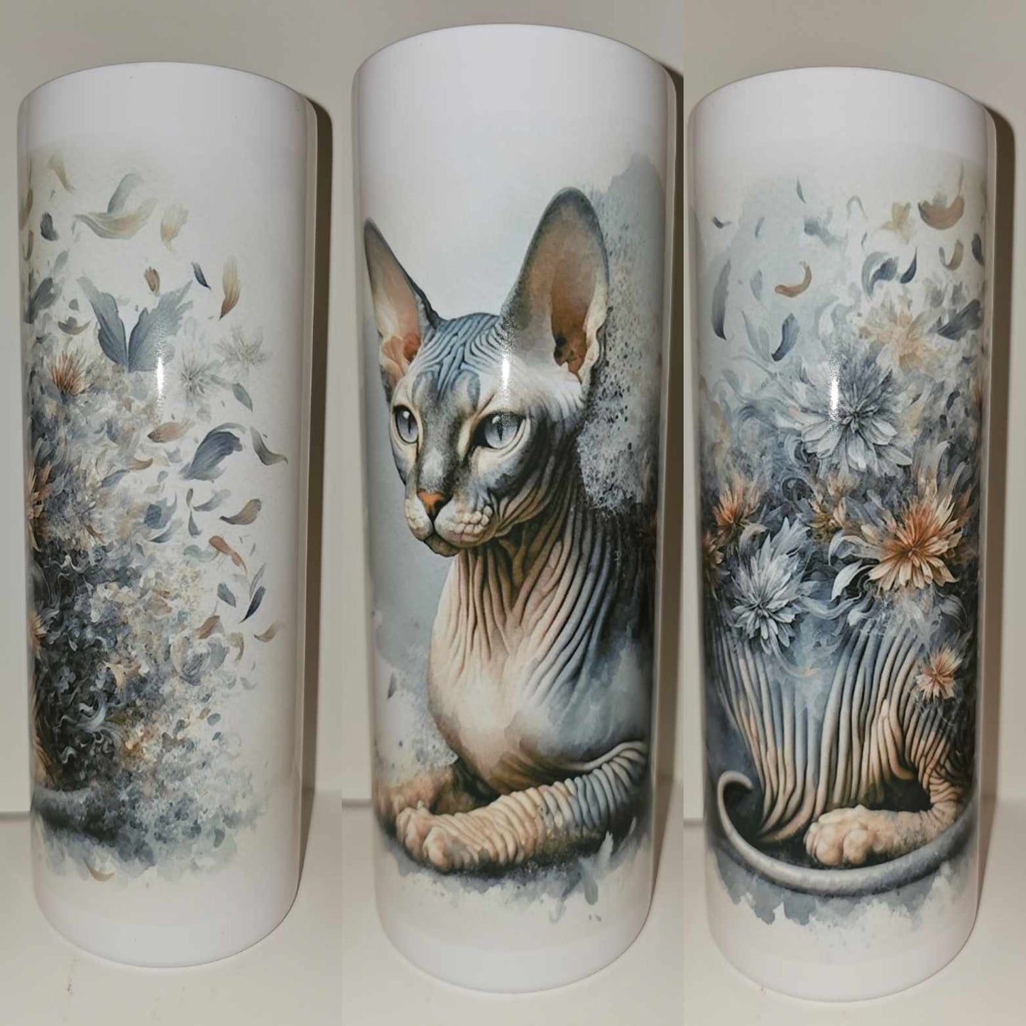 Verre en acier inoxydable Sphynx