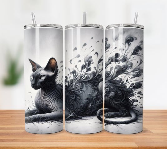 Verre en acier inoxydable Sphynx 3