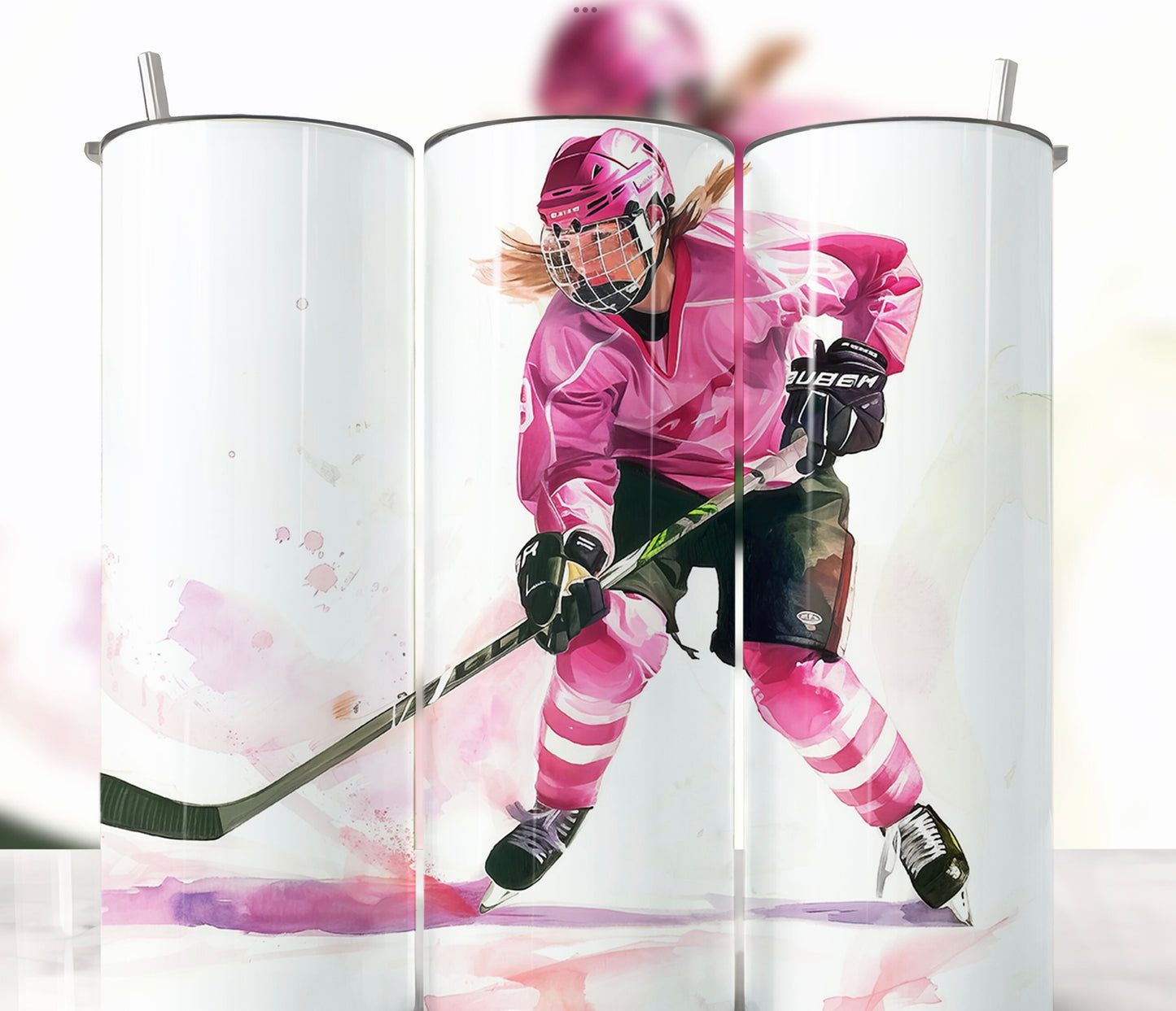 Tumblers 20 once Hockey girl rose