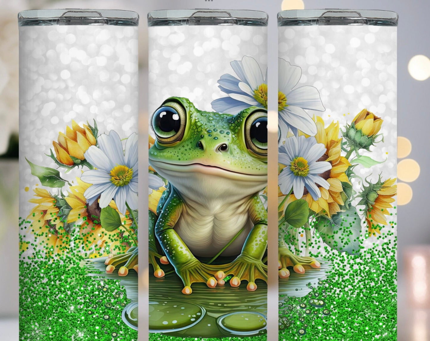 Verre en acier inoxydable Grenouille
