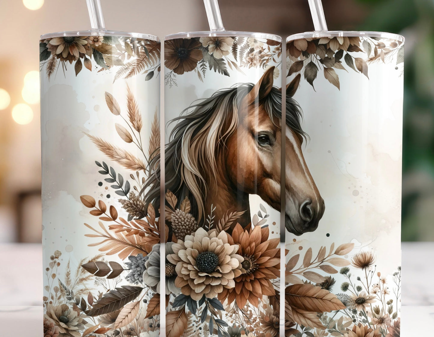 Verre en acier inoxydable Cheval