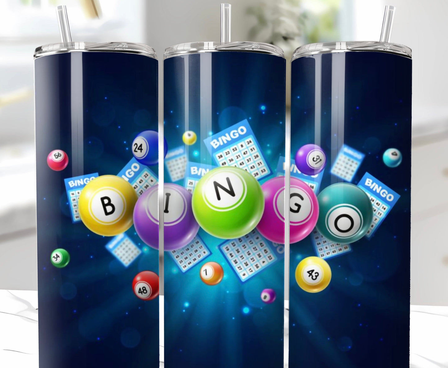 Verre en acier inoxydable 20 BINGO