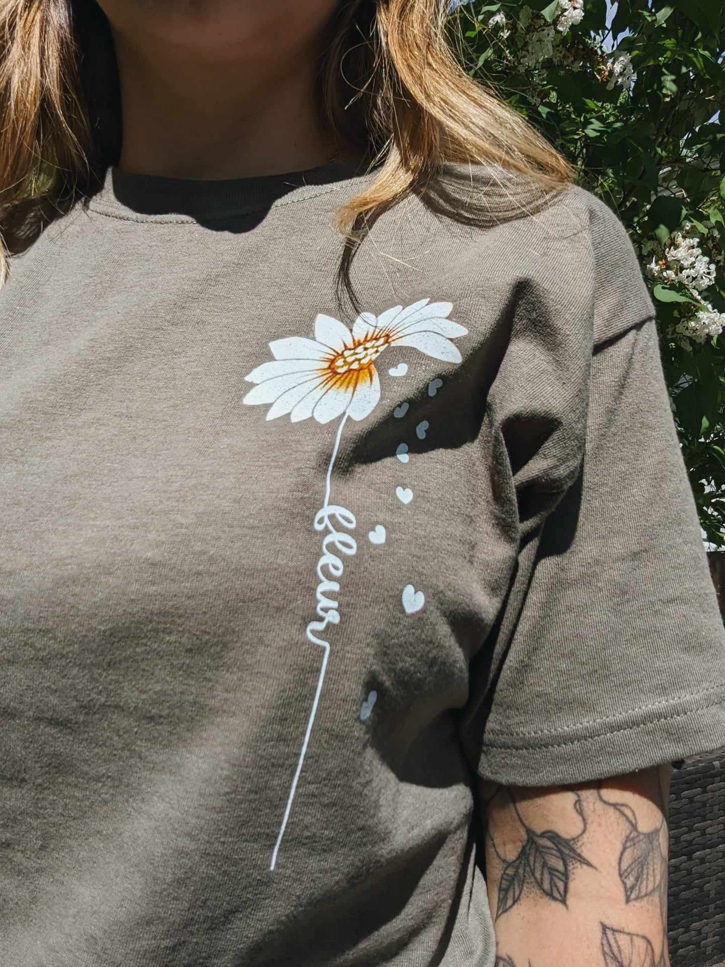 Tee shirt Fleur