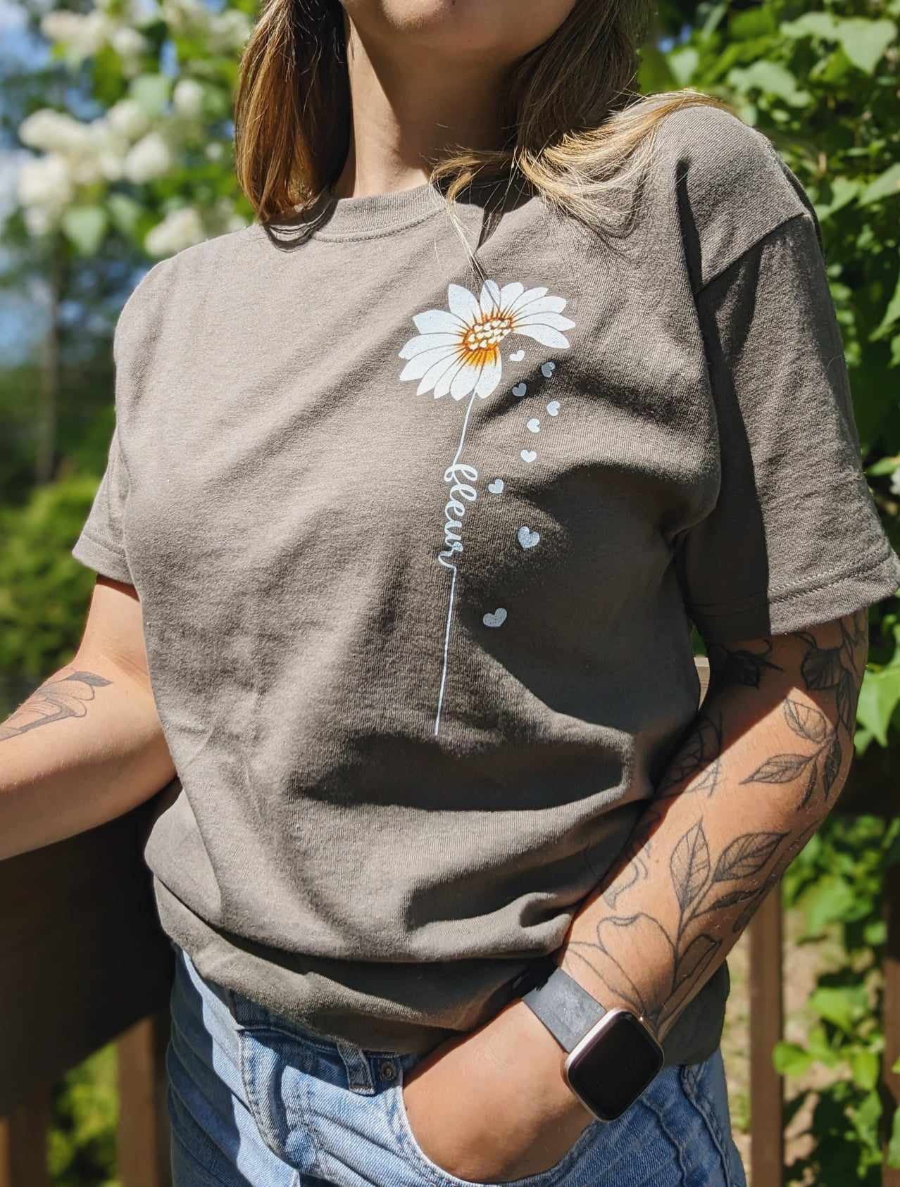 Tee shirt Fleur
