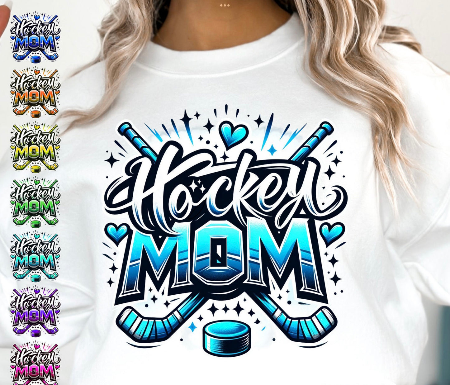 Hoodie Hockey Mom couleur