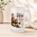 Verre à bière givré 16 oz – Bonne Fête des Pères 🍺❤️