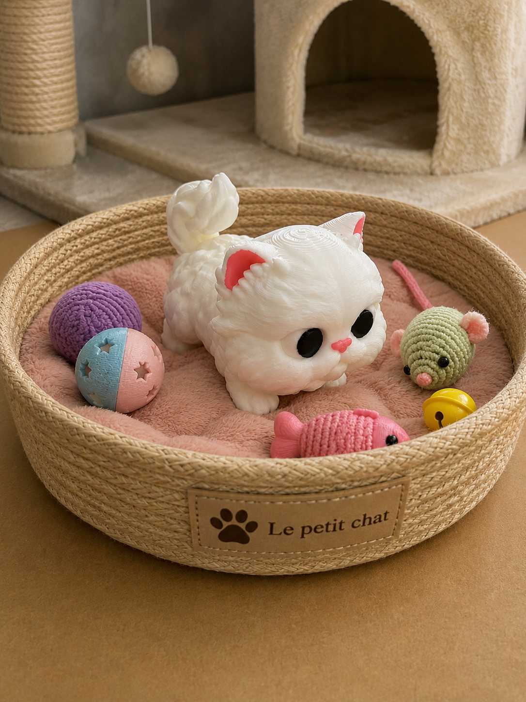 Petites figurines 3D articulées – Modèles variés