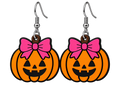 Boucles d’oreilles citrouille