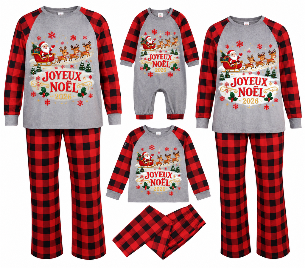 Pyjamas de Noël famille