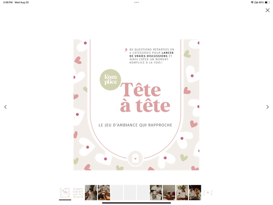 Jeu Tête à tête