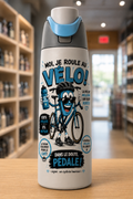 🚴♂️ Monsieur Vélo &Madame Vélo – Gourdes 26 oz
