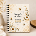 Carnet spirale « Travaille en silence »