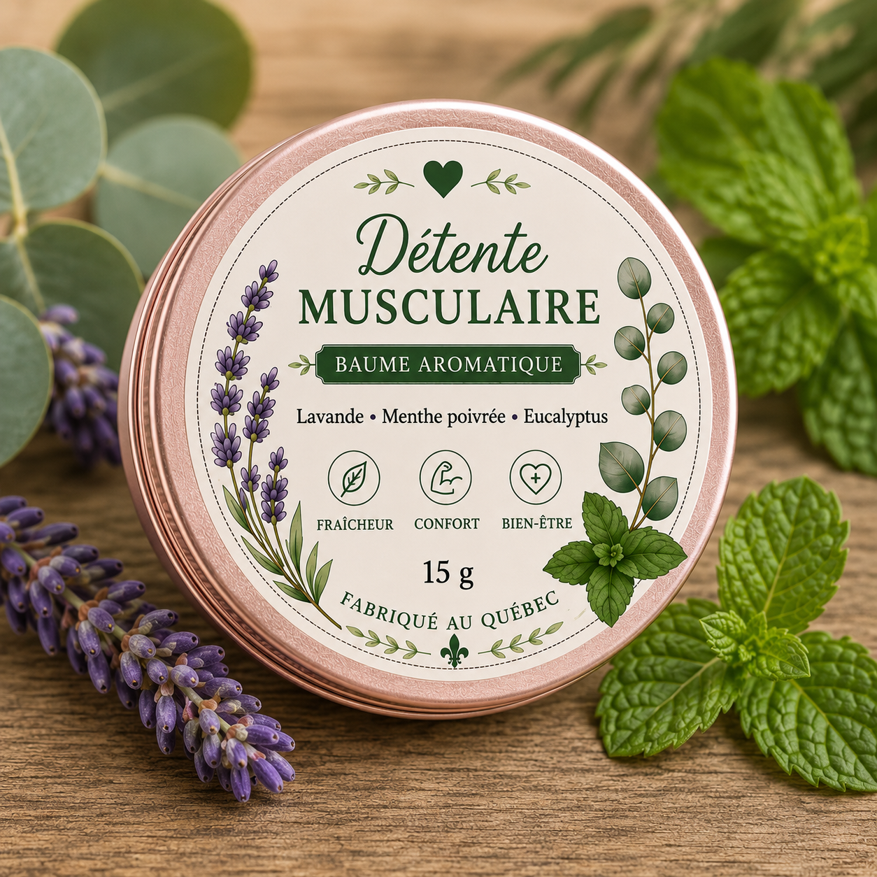 Détente Musculaire – Baume Aromatique