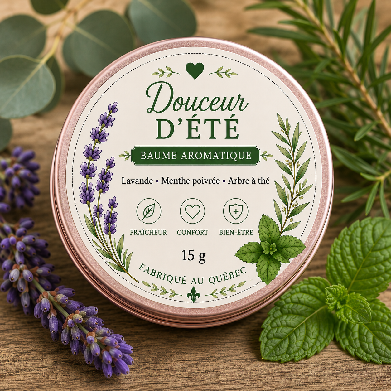 🌿 Douceur d’Été – Baume Aromatique 🌿