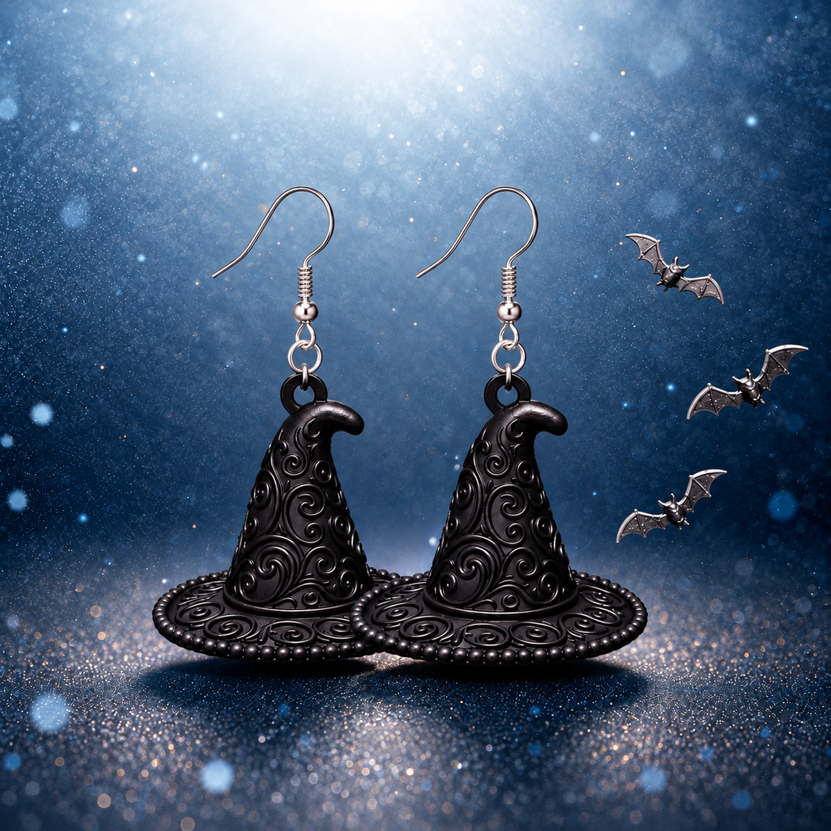 Boucles d’oreilles Chapeau Sorcière