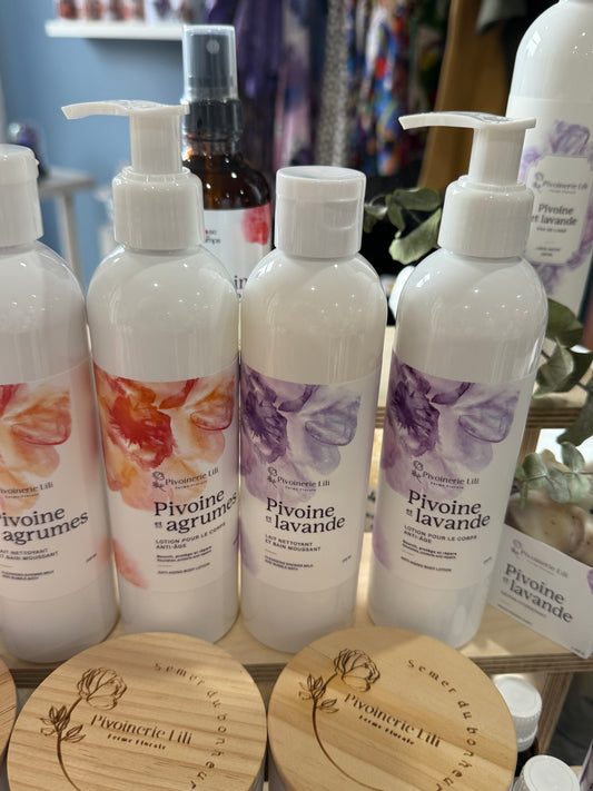 Crème pour le corp anti-age Pivoinerie Lili
