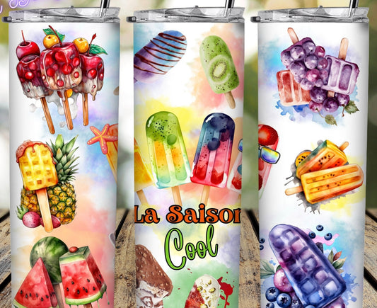 Verre en acier inoxydable popsicles