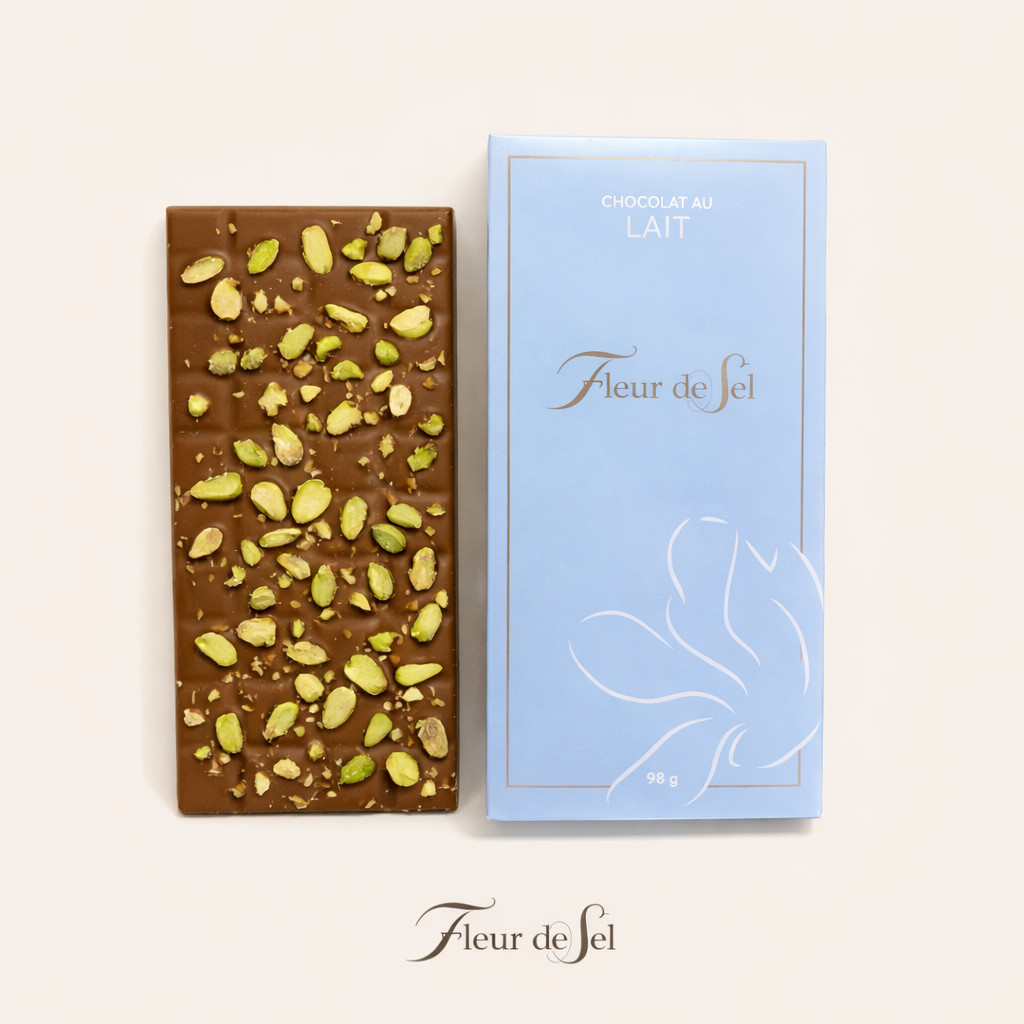 Tablette de chocolat fleur de sel