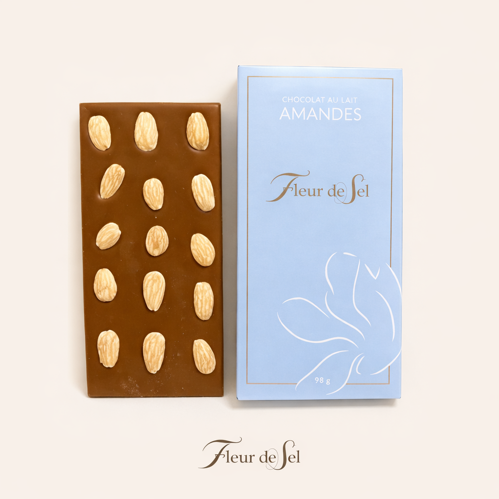 Tablette de chocolat fleur de sel