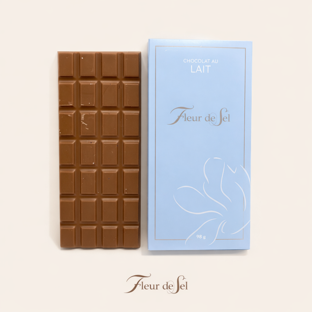 Tablette de chocolat fleur de sel
