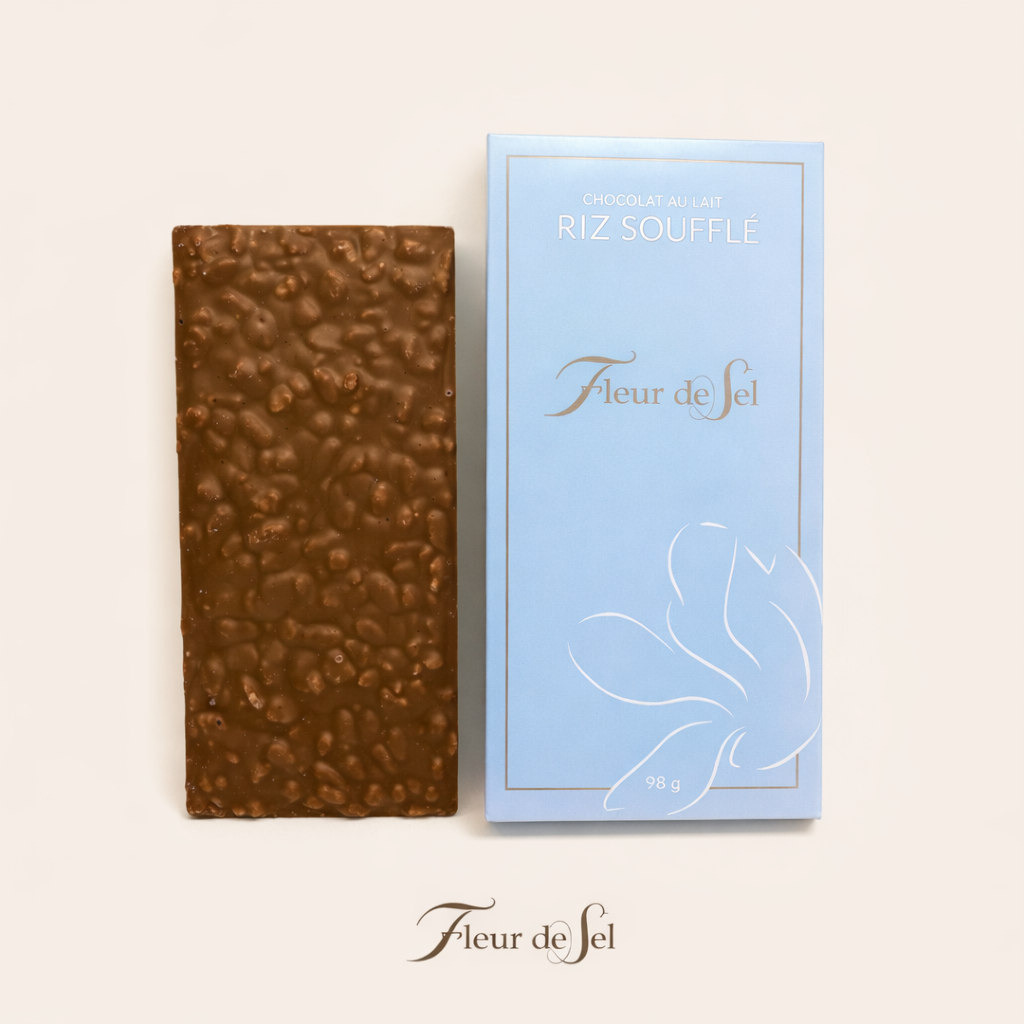 Tablette de chocolat fleur de sel