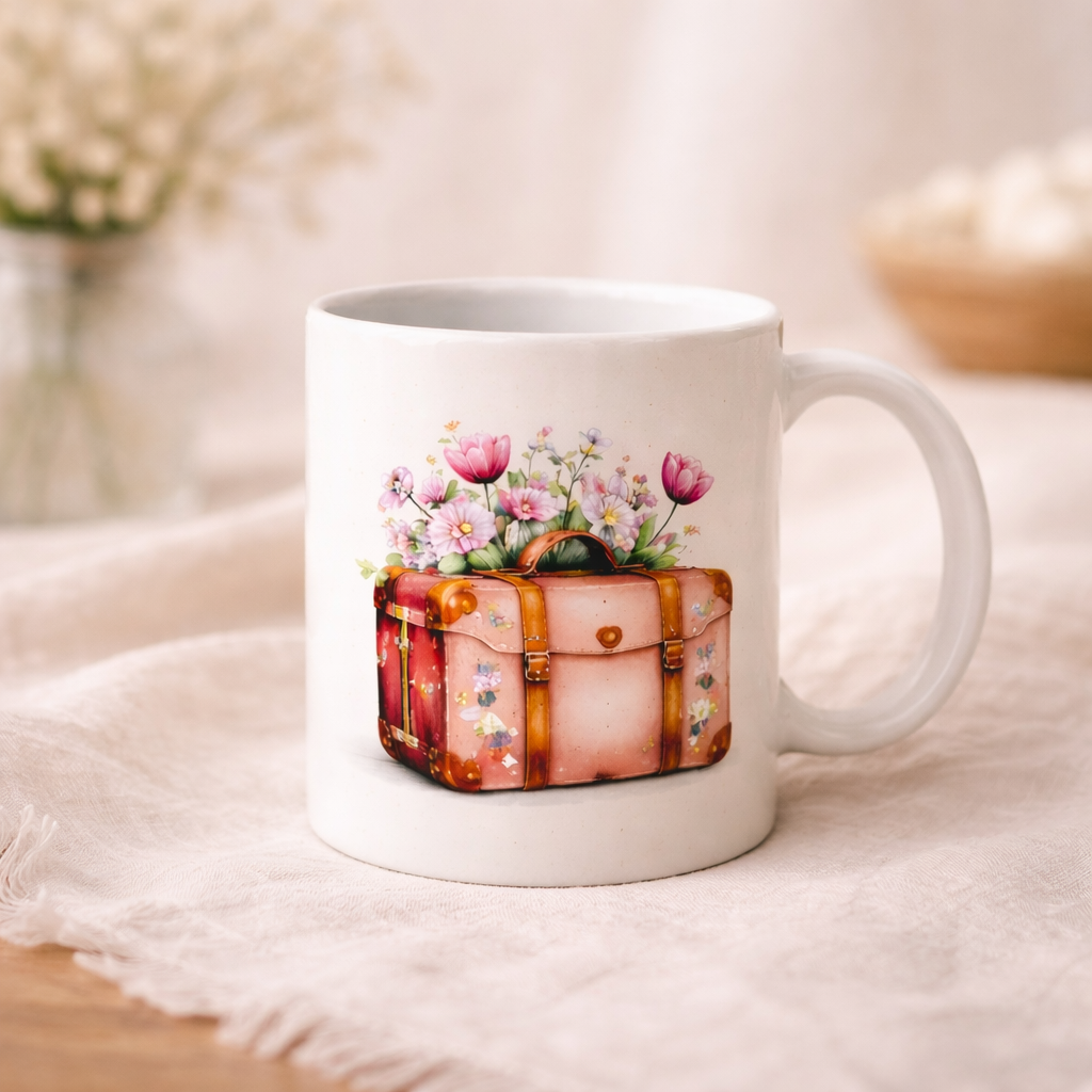 Sac fourre-tout & tasse assortie – Édition voyageur